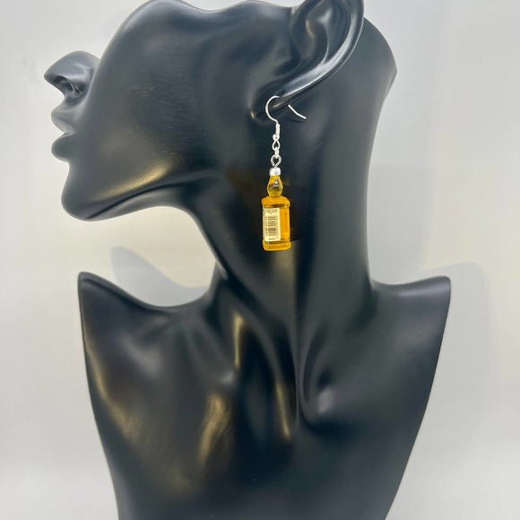 Jack Daniels Earrings - Whiskey Earrings - Alcohol Earrings - Party Earrings - Picture 9 of 9